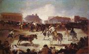 Francisco Jose de Goya A Village Bullfight oil painting reproduction
